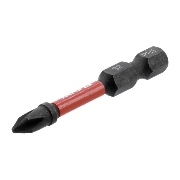 Ударная битa YATO PH1 х 50 мм, 6-гранный шпиндель 1/4, 2 шт., фото , изображение 2 | SNABZHENIE.com.ua