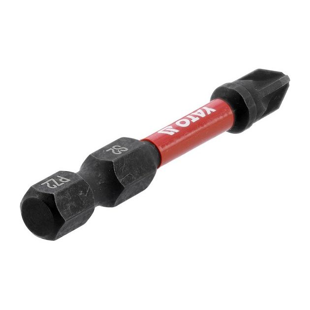 Насадка ударна YATO PZ2 x 50 мм, 6-гранний шпиндель, 2 шт., фото , зображення 3 | SNABZHENIE.com.ua