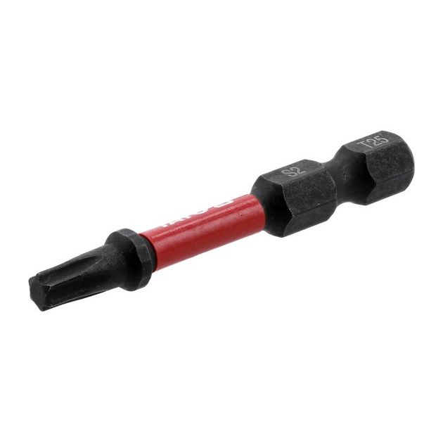Насадка ударная YATO TORX T25 х 50 мм, 6-гранный шпиндель 1/4, 2 шт., фото , изображение 2 | SNABZHENIE.com.ua