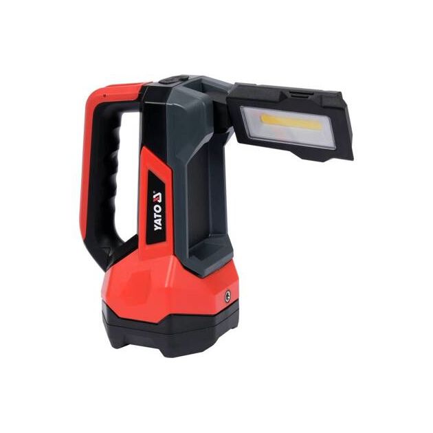Ліхтар світлодіодний з ручкою 2в1 акумуляторний YATO Li-Ion 3.7В, 8 АГод, 9 режимів, 600/1000Lm, зарядний USB-C, фото , зображення 12 | SNABZHENIE.com.ua