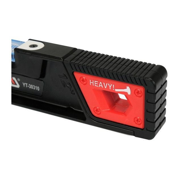 Рівень ударостійкий з магнітами YATO 30 см, 2 капсули в алюмінієвому корпусі, фото , зображення 5 | SNABZHENIE.com.ua