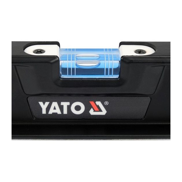 Ударостойкий уровень с магнитами YATO: L= 60 см, 3 капсулы, 2 ручки, фото , изображение 6 | SNABZHENIE.com.ua