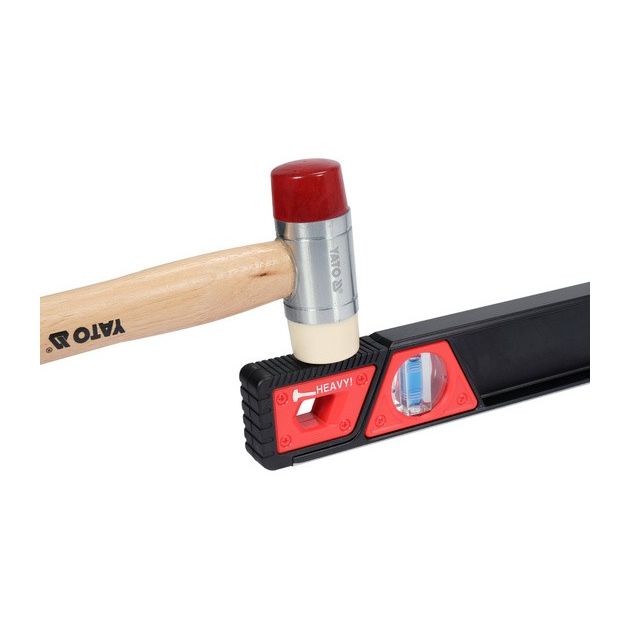 Ударостойкий уровень с магнитами YATO: L=80 см, 3 капсулы, алюм. корпус, фото , изображение 10 | SNABZHENIE.com.ua