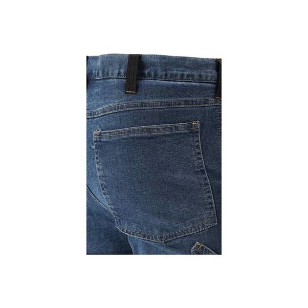 Штаны рабочие джинсовые стрейч YATO, размер М, тёмно-синие, 17 карманов, фото , изображение 14 | SNABZHENIE.com.ua