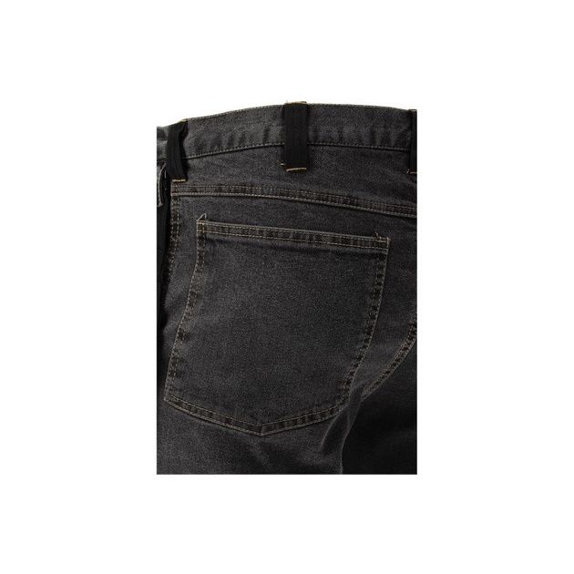 Штаны рабочие джинсовые стрейч YATO L/XL, серые, 17 карманов, 71% хлопок, фото , изображение 14 | SNABZHENIE.com.ua