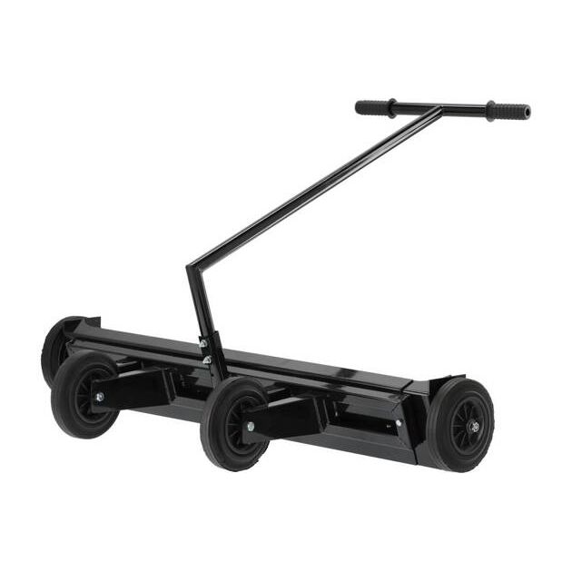 Ручной выравниватель грунта на колесах YATO, 105-175х39х18 см, держак 100 см, фото , изображение 3 | SNABZHENIE.com.ua