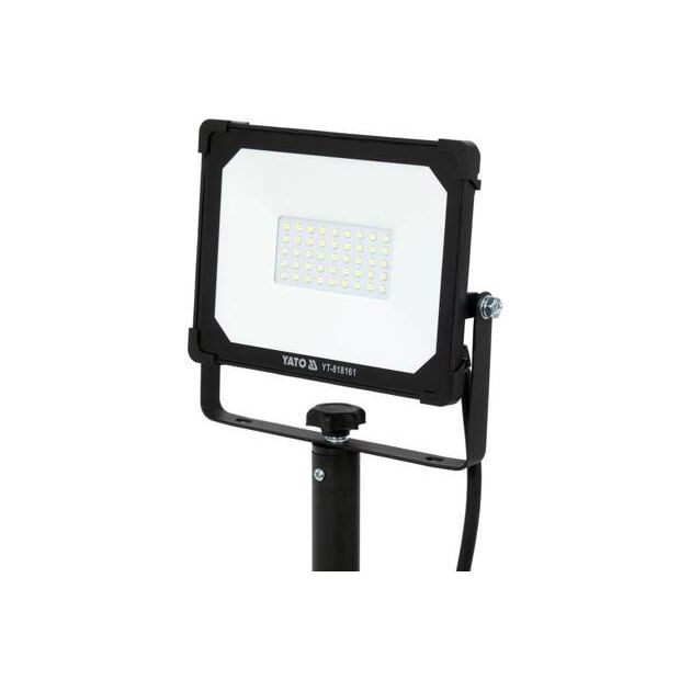 Прожектор YATO 30 Вт, SMD-діоди, 2850 Лм, штатив h=0.6-1.22 м, 2 м кабель, фото , изображение 3 | SNABZHENIE.com.ua