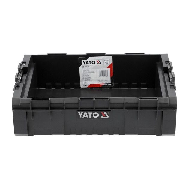 Контейнер для инструментов модульного ящика YATO 450x310x129 мм, фото , изображение 3 | SNABZHENIE.com.ua