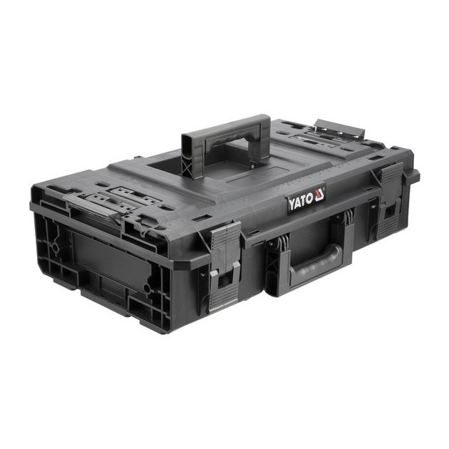 Ящик для инструментов модульный YATO 19V с перегородками, 584x385x165 мм, фото , изображение 2 | SNABZHENIE.com.ua