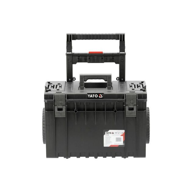 Ящик для инструментов YATO 52V S1, 2 секции, 2 колеса, 660x643x483 мм, фото , изображение 2 | SNABZHENIE.com.ua