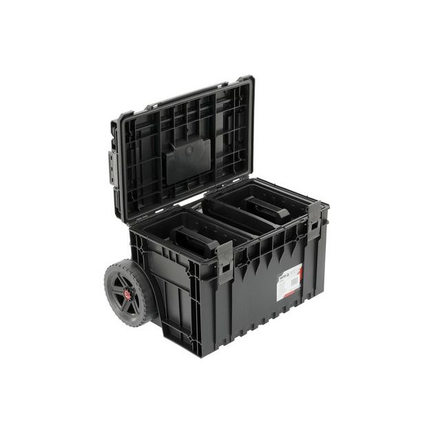 Ящик для инструментов YATO 52V S1, 2 секции, 2 колеса, 660x643x483 мм, фото , изображение 4 | SNABZHENIE.com.ua