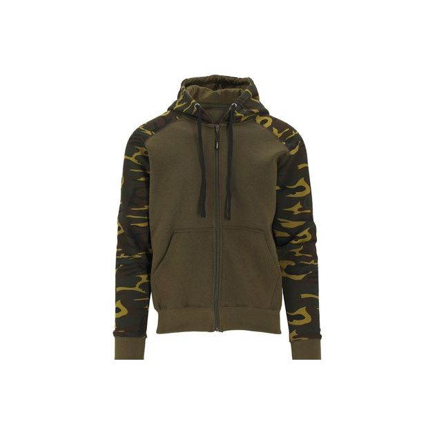 Худі YATO з капюшоном та блискавкою, розм. XXL, колір хакі, фото , изображение 5 | SNABZHENIE.com.ua