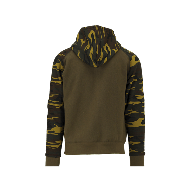 Худі з капюшоном і блискавкою YATO, розмір S, 2 кишені, колір хакі; матеріал: 80% бавовна, 20% поліестер., фото , зображення 12 | SNABZHENIE.com.ua