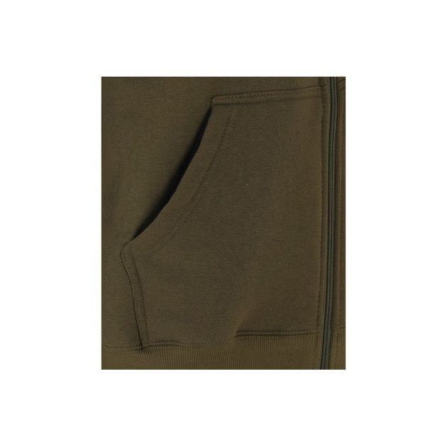 Худі з капюшоном і блискавкою YATO, розмір XL, 2 кишені, колір хакі; матеріал: 80% бавовна, 20% поліестер., фото , зображення 9 | SNABZHENIE.com.ua