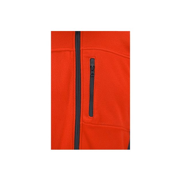 Куртка робоча утеплена флісом YATO, поліестер, розмір XL, червоно-чорна, 3 кишені, фото , зображення 9 | SNABZHENIE.com.ua