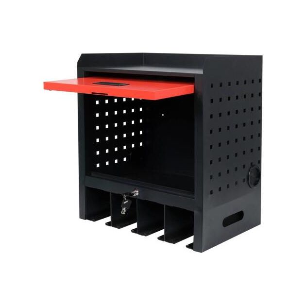 Шкаф для электроинструмента YATO 480x430x280 мм, 4 гнезда, 2 ключа, фото , изображение 11 | SNABZHENIE.com.ua Шкаф для электроинструмента YATO 480x430x280 мм, 4 гнезда, 2 ключа, фото , изображение 11 | SNABZHENIE.com.ua