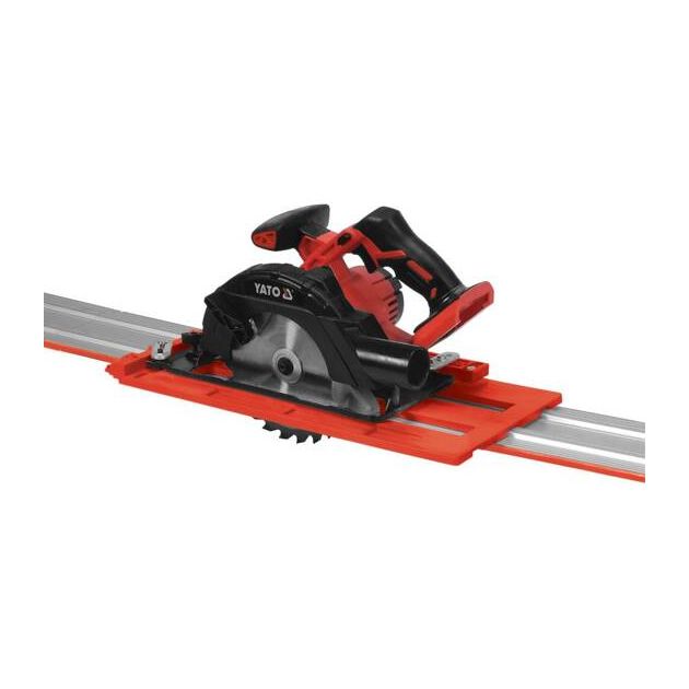 Шина напрямна універсальна YATO для дискових ручних пил з затискачами, l= 150 см, w= 135 мм, фото , зображення 5 | SNABZHENIE.com.ua