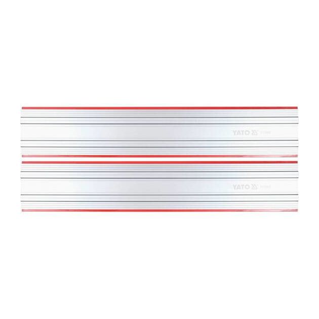 Шина напрямна універсальна YATO для дискових ручних пил з затискачами, l= 150 см, w= 135 мм, фото , зображення 7 | SNABZHENIE.com.ua