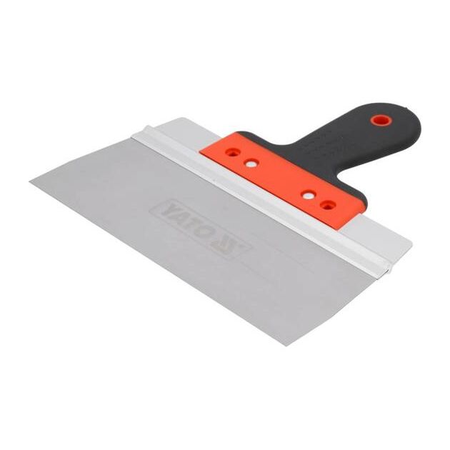 Шпатель фасадний YATO 250х90мм, нержавіюча сталь, двокомпонентна ручка, фото , изображение 2 | SNABZHENIE.com.ua