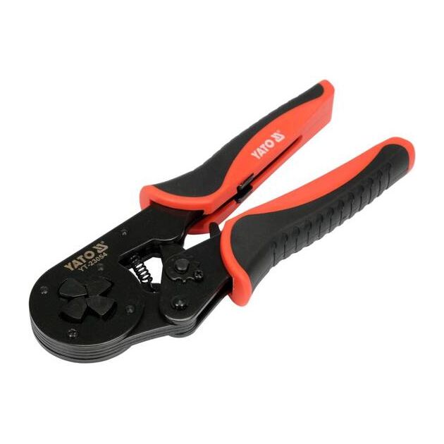Кліщі самонастраюв. для затискання наконечників YATO 4-16мм², 210мм, фото , изображение 3 | SNABZHENIE.com.ua