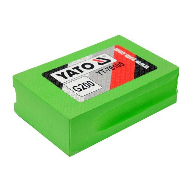 Губка абразивная алмазная YATO для шлифовки стекла и гранита, 90x60x30 мм, фото , изображение 7 | SNABZHENIE.com.ua Губка абразивная алмазная YATO для шлифовки стекла и гранита, 90x60x30 мм, фото , изображение 7 | SNABZHENIE.com.ua