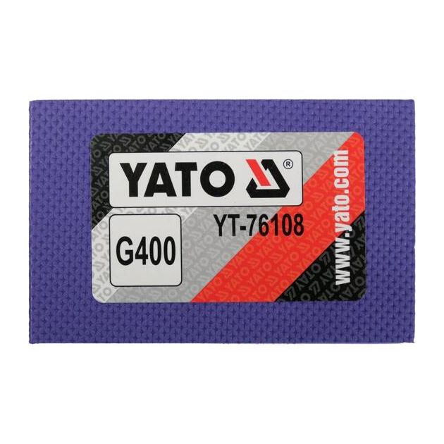Абразивная алмазная губка для шлифования стекла, гранита, керамики YATO: 90x60x30 мм, G400, фото , изображение 3 | SNABZHENIE.com.ua Абразивная алмазная губка для шлифования стекла, гранита, керамики YATO: 90x60x30 мм, G400, фото , изображение 3 | SNABZHENIE.com.ua