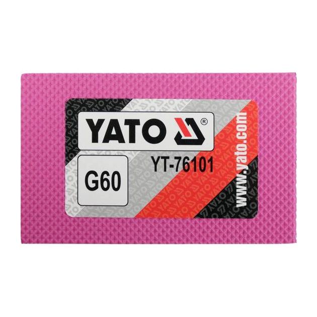 Губка абразивная алмазная YATO для шлифовки 90х60х30 мм, G60, фото , изображение 3 | SNABZHENIE.com.ua Губка абразивная алмазная YATO для шлифовки 90х60х30 мм, G60, фото , изображение 3 | SNABZHENIE.com.ua