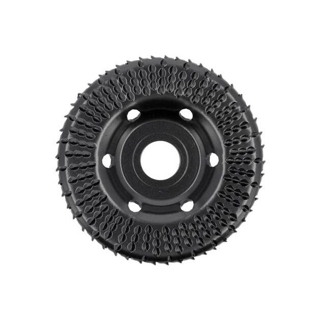 Диск-фреза випукла до КШМ YATO по дереву, шпаклівці, гіпсу; Ø=120/22.2 мм, t= 16/6мм шорстк №2 [10], фото , зображення 3 | SNABZHENIE.com.ua