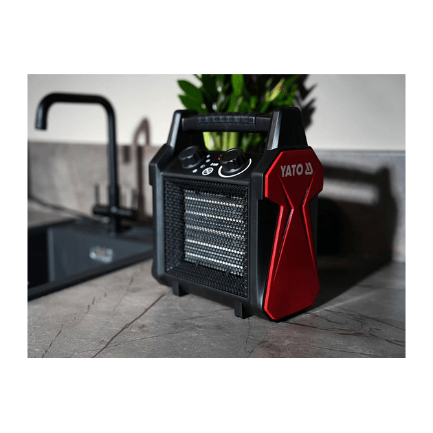 Обогреватель с PTC-элементом и вентилятором YATO, 230В, 3кВт, до 30 м², фото , изображение 5 | SNABZHENIE.com.ua