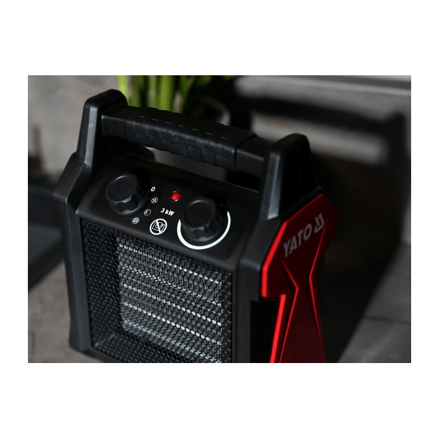 Обогреватель с PTC-элементом и вентилятором YATO, 230В, 3кВт, до 30 м², фото , изображение 6 | SNABZHENIE.com.ua