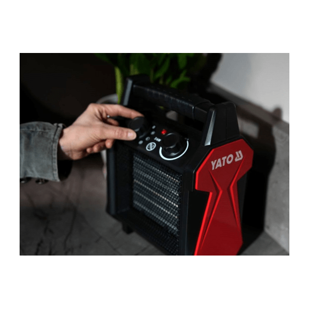 Обогреватель с PTC-элементом и вентилятором YATO, 230В, 3кВт, до 30 м², фото , изображение 9 | SNABZHENIE.com.ua