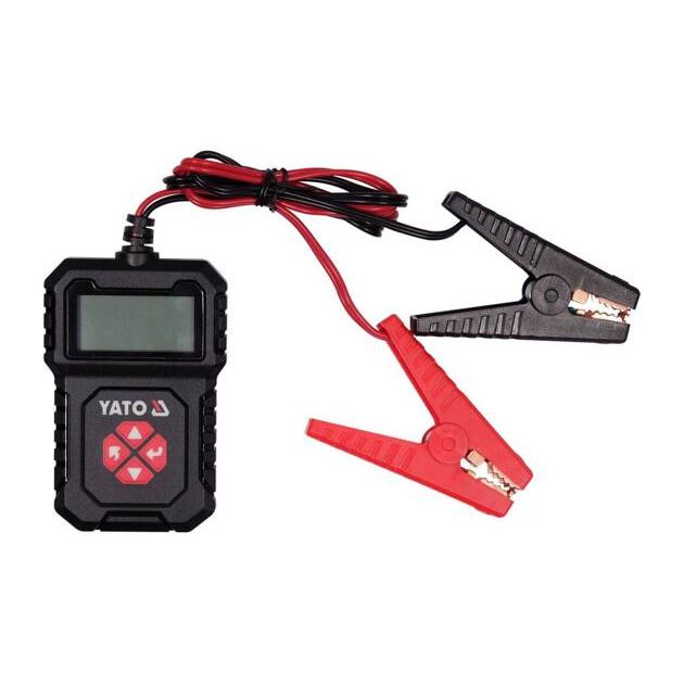 Тестер для аккумуляторов 12 В YATO с LED дисплеем [56], фото , изображение 2 | SNABZHENIE.com.ua