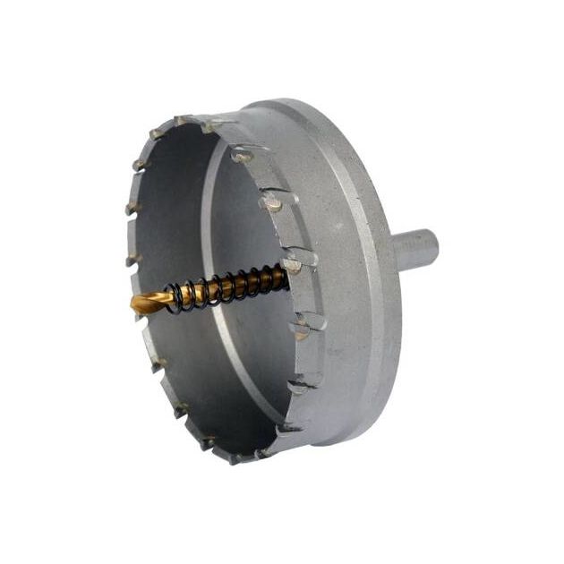 Сверло-коронка по металлу TCT YATO 102x103 мм, до 25 мм, 3/8", фото , изображение 2 | SNABZHENIE.com.ua