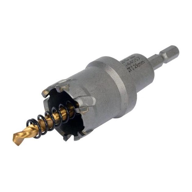 Сверло коронка по металлу TCT YATO 29x103 мм, 1/4" хвостовик, фото , изображение 2 | SNABZHENIE.com.ua