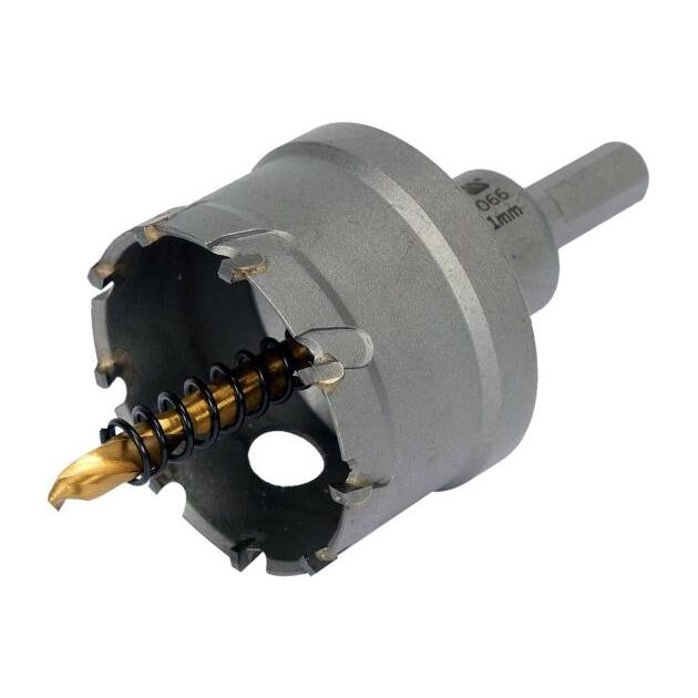 Сверло коронка по металу TCT YATO 51x103 мм, 6-гранний хвіст 3/8, до 25 мм, фото , зображення 2 | SNABZHENIE.com.ua