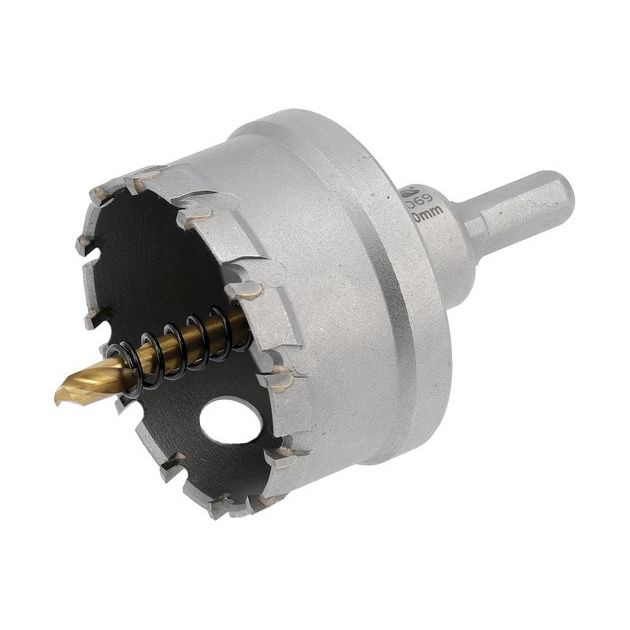 Сверло коронка по металу TCT YATO 60x103 мм, товщина до 25 мм, 3/8, фото , зображення 2 | SNABZHENIE.com.ua