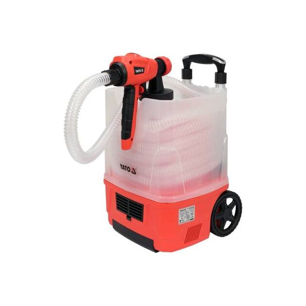 Малярный агрегат YATO 230В, 1380Вт, подача 1 л/мин, шланг 5м, сопла 1; 1,6; 2,6 мм, фото , изображение 5 | SNABZHENIE.com.ua