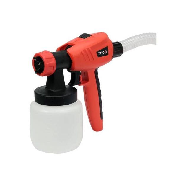 Малярный агрегат YATO 230В, 1380Вт, подача 1 л/мин, шланг 5м, сопла 1; 1,6; 2,6 мм, фото , изображение 11 | SNABZHENIE.com.ua