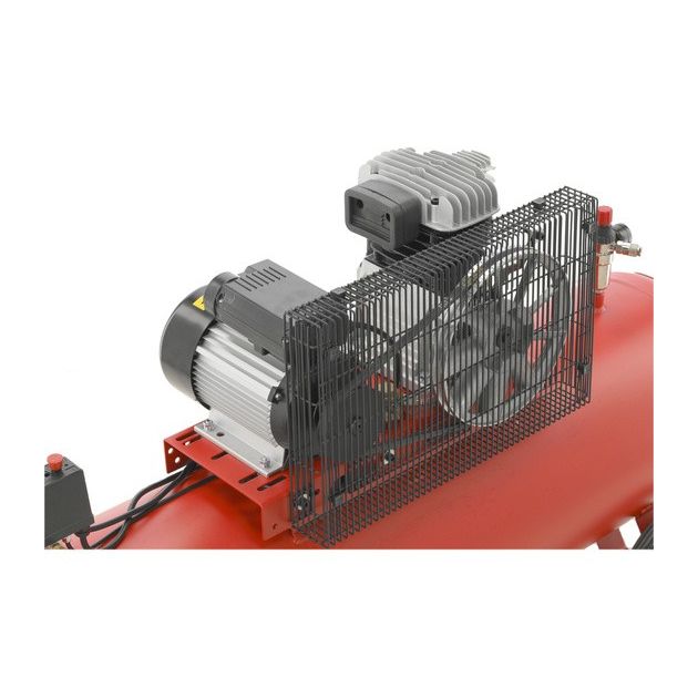 Компресор мережевий YATO 230 В, 2,2 кВт, тиск ≤ 8 Bar, подач. повітря - 360 л/хв, ресивер - 200 л, фото , зображення 4 | SNABZHENIE.com.ua