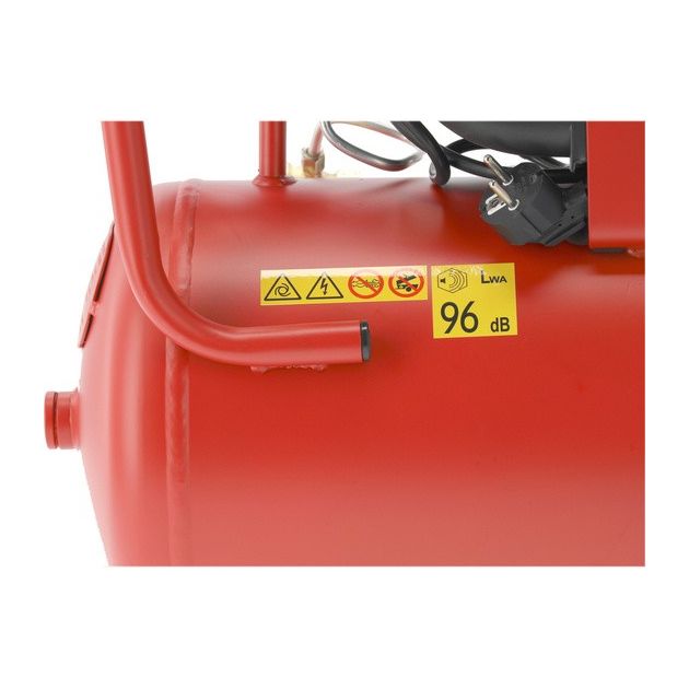 Компрессор YATO 230 В, 1,5 кВт, 8 Bar, 200 л/мин, ресивер 24 л, фото , изображение 6 | SNABZHENIE.com.ua