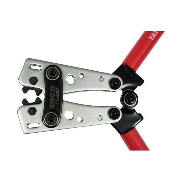 Кліщі-прес YATO для обтискання кабелів Ø= 6-50 мм², l= 390 мм, фото , изображение 5 | SNABZHENIE.com.ua