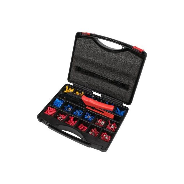 Набор электрических разъемов с изоляцией и клеммами YATO, 500 шт., фото , изображение 2 | SNABZHENIE.com.ua