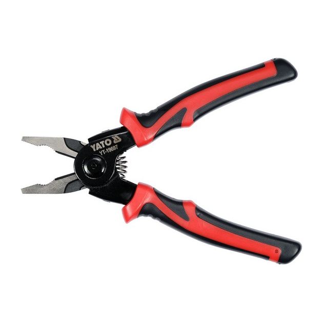 Щипці і ножиці YATO електромонтажні 5 в 1, тримач 200 мм, 5 елем., фото , изображение 3 | SNABZHENIE.com.ua