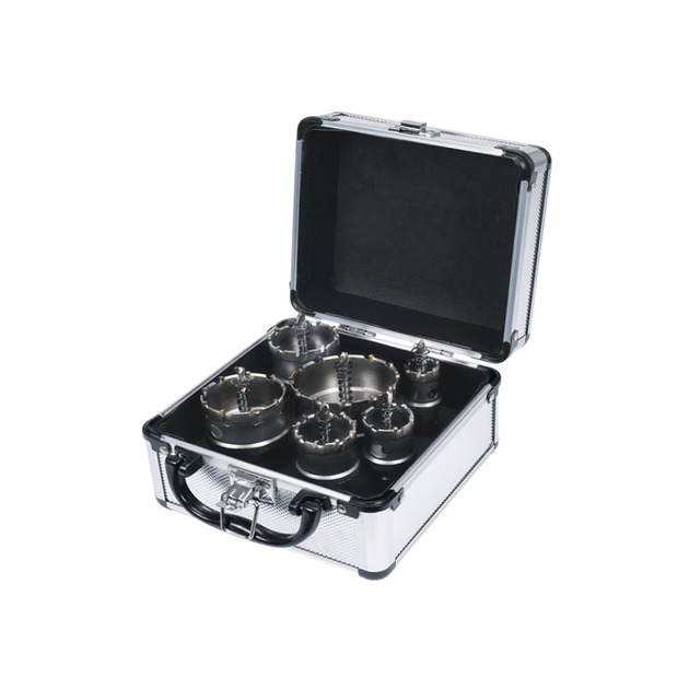 Сверла коронки по металу TCT YATO 22-65x103мм, HEX 3/8, 6шт YT-44077, фото , зображення 5 | SNABZHENIE.com.ua