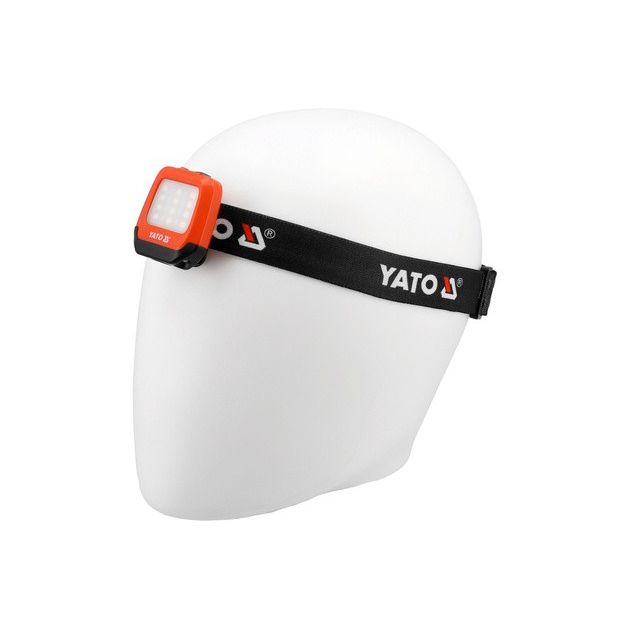 Ліхтар на чоло діодний 2в1 YATO з живленням від Li-Po акумулятора 3,7 В 500 мАгод, 200/150 Лм, USB зарядка, фото , зображення 16 | SNABZHENIE.com.ua