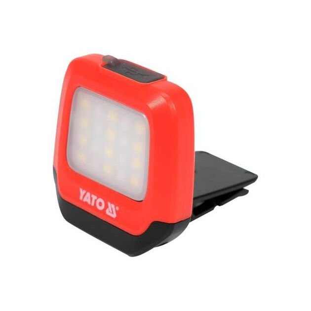 Ліхтар на чоло діодний 2в1 YATO з живленням від Li-Po акумулятора 3,7 В 500 мАгод, 200/150 Лм, USB зарядка, фото , зображення 5 | SNABZHENIE.com.ua