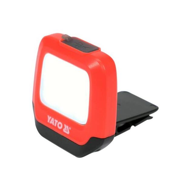 Ліхтар на чоло діодний 2в1 YATO з живленням від Li-Po акумулятора 3,7 В 500 мАгод, 200/150 Лм, USB зарядка, фото , зображення 7 | SNABZHENIE.com.ua