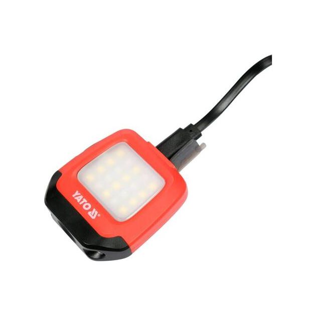 Ліхтар на чоло діодний 2в1 YATO з живленням від Li-Po акумулятора 3,7 В 500 мАгод, 200/150 Лм, USB зарядка, фото , зображення 14 | SNABZHENIE.com.ua