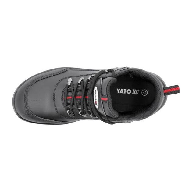 Рабочие кожаные ботинки YATO PARAN S3, размер 40, с подошвой PU, фото , изображение 12 | SNABZHENIE.com.ua
