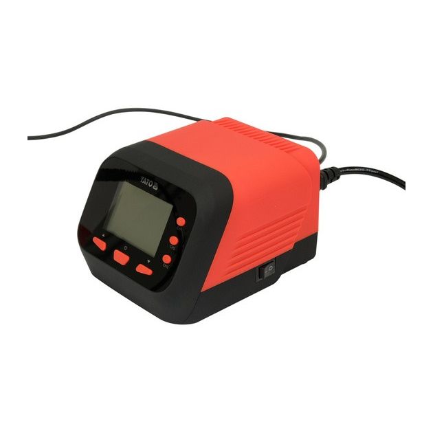 Паяльная станция YATO 110-230V, 75Вт, 90-480°C, жало T12, LCD, фото , изображение 5 | SNABZHENIE.com.ua